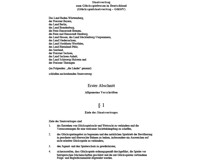 2008: Der erste Glücksspielstaatsvertrag der Bundesländer tritt in Kraft. Ziel ist das Entstehen von Glücksspiel- und Wettsucht zu verhindern, das Glücksspielangebot zu begrenzen und den natürlichen Spieltrieb der Bevölkerung in geordnete und überwachte Bahnen zu lenken, den Jugend- und den Spielerschutz zu gewährleisten und sicherzustellen, dass Glücksspiele ordnungsgemäß durchgeführt werden. ODDSET muss sich als deutscher Sportwetten Anbieter an die Vorgaben des Glücksspielvertrags halten. Dies begründet auch, warum bei ODDSET heute keine Wetten online abgeschlossen und Live-Wetten angeboten werden dürfen.