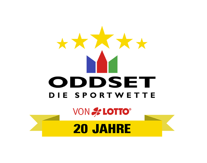 2019: ODDSET feiert sein 20-jähriges Jubiläum.