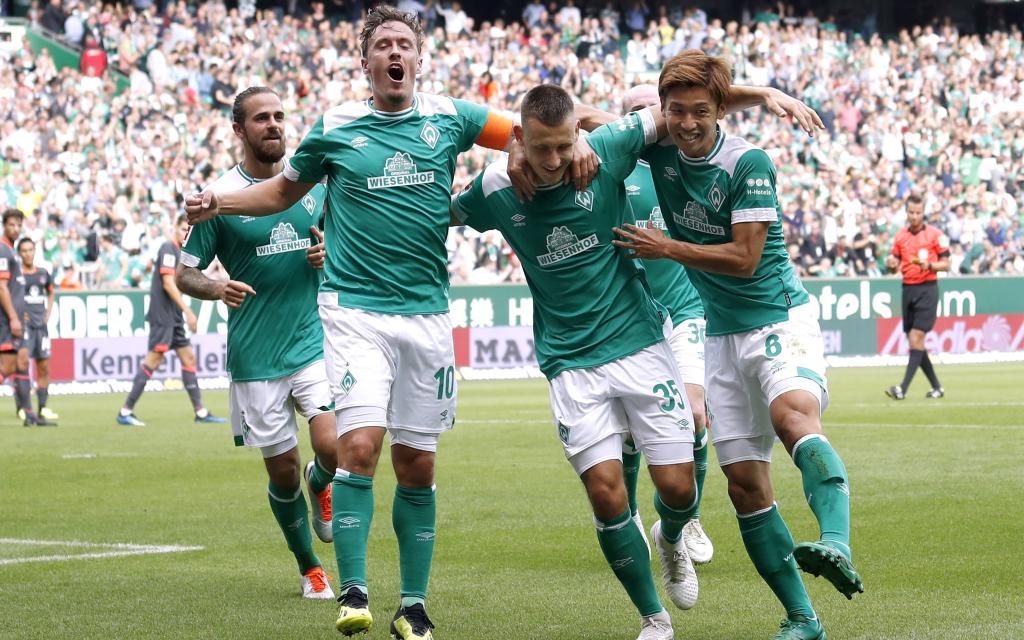 Dürfen Werder-Spieler auch am nächsten Spieltag jubeln?