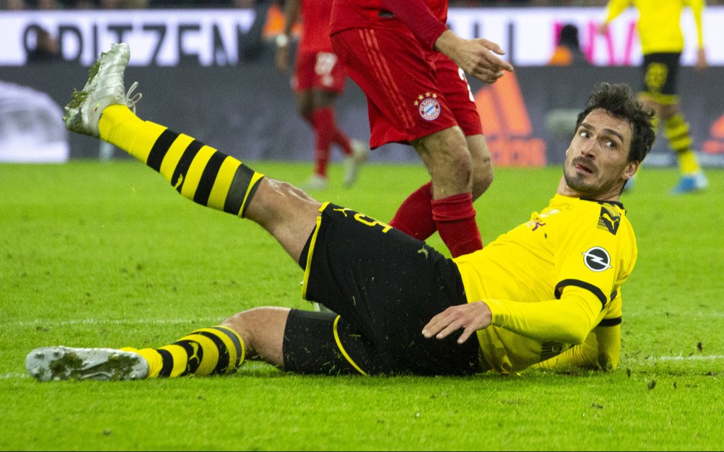Mats HUMMELS 15, DO. Fussball, FC Bayern Muenchen M - Borussia Dortmund DO 4:0